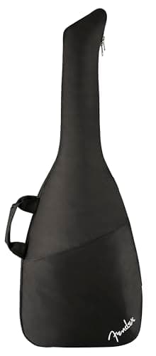 Fender Housse rembourrée pour guitare électrique avec poignée confortable en deux parties et bretelles ergonomiques Noir
