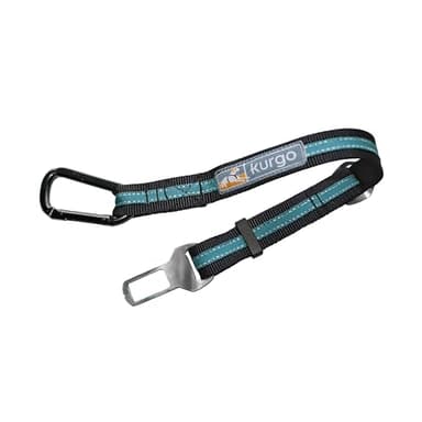 Kurgo 01965 Attache pivotante pour ceinture de sécurité pour chien, harnais de sécurité pour voiture, bleu