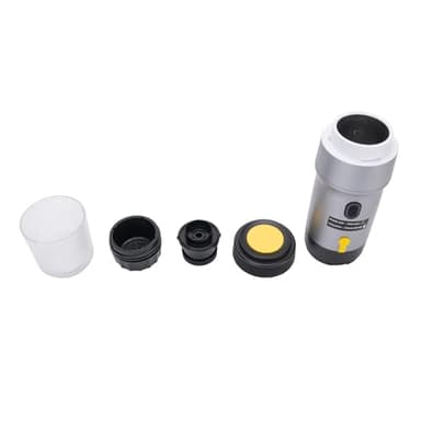 Cafetière portable en acier inoxydable 304 75 W 12 V pour voiture (argent)
