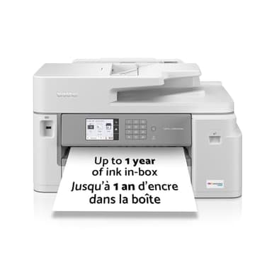 Brother MFC-J5855DW Imprimante jet d'encre couleur tout-en-un sans fil A3 avec scanner - Imprimante professionnelle avec cartouches d'encre rechargeables. Imprimez plus, économisez plus avec un