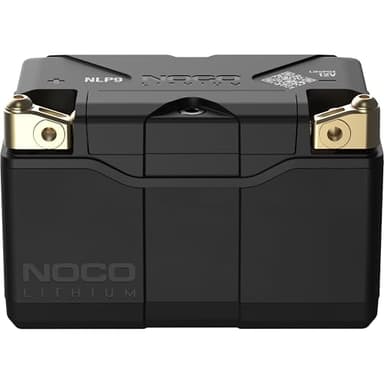 NOCO Lithium NLP9 : Batterie au lithium ultra légère 12 V Powersport - Groupe 9 - 3 Ah - Puissance de démarrage 400 A - BMS intelligent - Certifié UL