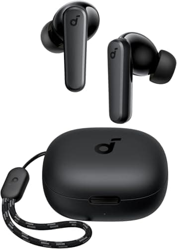 soundcore Écouteurs sans fil Anker P20i, pilotes de 10 mm avec grandes basses, Bluetooth 5.3, 30 heures de lecture, IPX5 résistants à l'eau, 2 micros pour des appels clairs IA, 22 égaliseurs