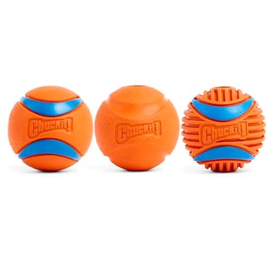 Chuckit! Lot de 3 balles pour chien Medley, taille M, balles ultra robustes incluses