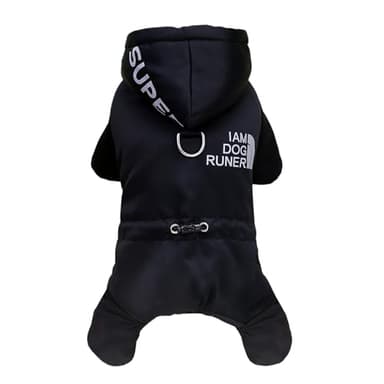 Izefia Manteau pour chien – Combinaison coupe-vent pour temps froid – Veste de sport chaude d'hiver épaisse – Manteau résistant à la neige – Manteau en coton pour chien de petite, moyenne taille et