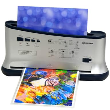 Printfinish Relieuse thermique avec plastifieuse intégrée 12" - LTB-200 (format lettre) | Relieuse de bureau sans bourrage et efficace pour livres, présentations, ordinateurs portables (110 V)
