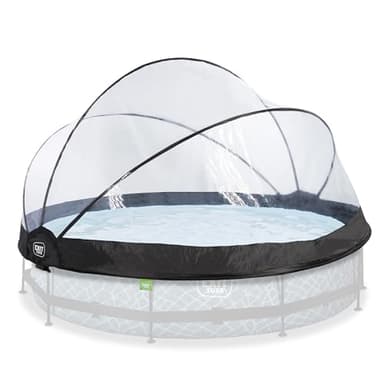EXIT Toys Bâche ronde multifonctionnelle de 3,7 m pour piscines extérieures, compatible avec les piscines à cadre d'eau propre et chaude