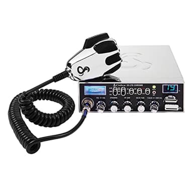 Cobra 29 LTD Radio CB professionnelle AM/FM chromée – Facile à utiliser, radio d'urgence, canal instantané 9, sortie 4 W, 40 canaux complets, récepteur réglable et étalonnage SWR, chrome