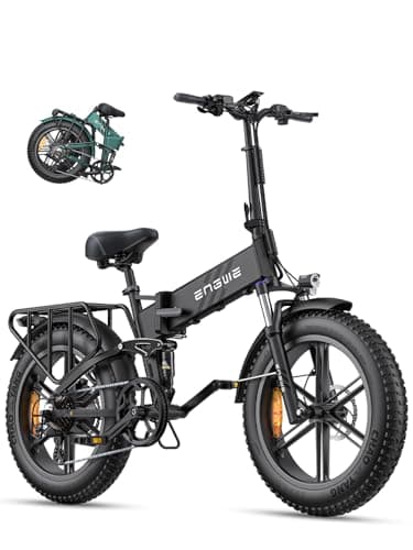 ENGWE Engine Pro 2.0 Vélo électrique pliable avec capteur de couple 1200 W Puissance de crête 75 N.m 10,2 x 50,8 cm pour adultes, batterie 52 V 16 Ah jusqu'à 75 km/h, longue portée, suspension