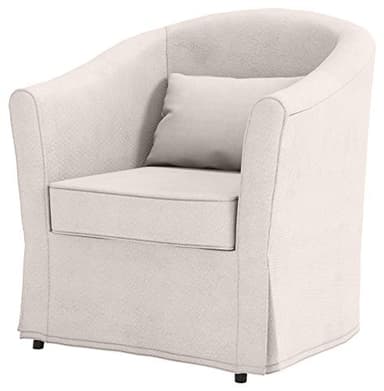 Housse uniquement. La chaise n'est pas incluse. Ektorp Tullsta Housse de rechange uniquement compatible avec le fauteuil IKEA Tullsta (Polyester Beige)