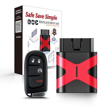 Porte-clés programmable simple, télécommande de rechange et kit de programmateur à monter soi-même, compatible avec Ram 1500 2500 3500 2013-2019 à suspension pneumatique intelligente GQ4-54T/46 CHIP