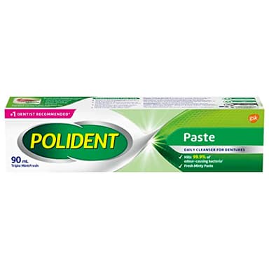 Polident Pâte nettoyante pour prothèses dentaires, 90 ml