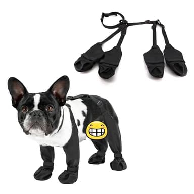 Bottes imperméables pour chien de petite race, chaussures réglables pour chiens avec bretelles, protection des pattes pour chien, bottes de pluie pour chien, bottes de pluie pour l'extérieur, la