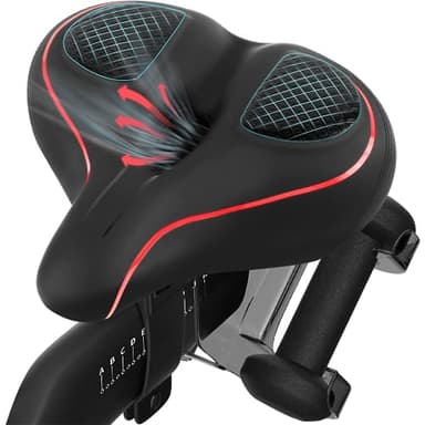 Selle de vélo surdimensionnée compatible Peloton - Selle confortable extra large pour homme et femme - Remplacement pour vélos de route, de spin et de croisière