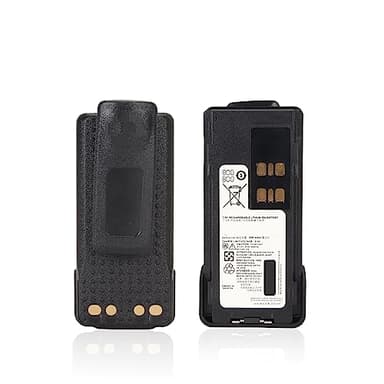 Batterie rechargeable pour talkie-walkie Motorola 7,4 V 2450 mAh Li-ion avec clip ceinture pour Motorola Radio XPR3300 Series, XPR3500 Series, XPR7350 Series, XPR7550 Series
