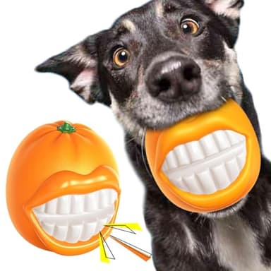 Jouets à mâcher pour chien de taille moyenne/grande/agressive, indestructible, interactif, durable, robuste, jouet couineur, balles pour chien pour nettoyer les dents et le dressage
