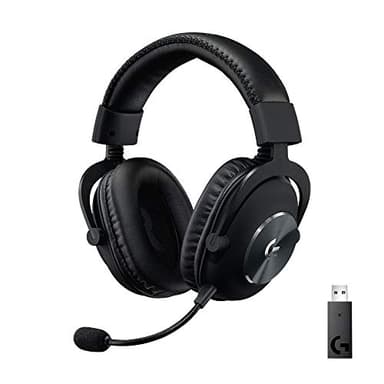 Logitech G PRO X LIGHTSPEED Casque de jeu sans fil avec technologie de filtre micro bleu VO!CE, pilotes PRO-G de 50 mm et casque DTS : son surround X 2.0, autonomie de la batterie plus de 20 heures