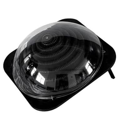 Julymoda Chauffage solaire pour piscine hors sol, système de chauffage de piscine, équipement de chauffage de piscine creusée avec connecteur de tuyau pour la maison, le jardin et l'extérieur