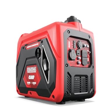 ERAYAK Générateur onduleur portable de 4500 W pour un usage domestique, petit générateur super silencieux pour le camping en plein air, alimentation d'urgence, moteur à gaz, mode ECO, conforme à l'EPA