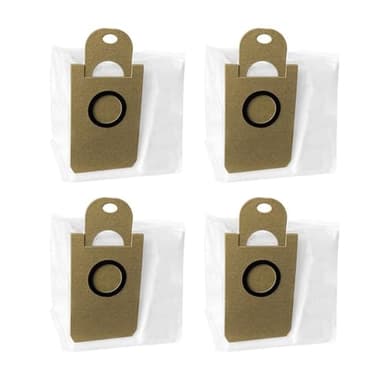 Lot de 4 sacs d'aspirateur compatibles avec Laresar L6 Nex. Accessoires de rechange pour robot aspirateur