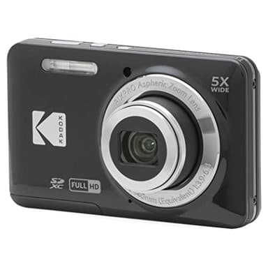 KODAK PIXPRO FZ55-BK Appareil photo numérique 16 MP Zoom optique 5x 28 mm Grand angle 1080p Full HD Vidéo LCD 2,7" Caméra de vlogging (Noir)