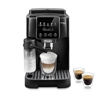 De'Longhi Magnifica Start Machine à expresso entièrement automatique avec mousseur à lait automatique Noir