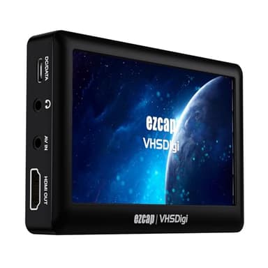 IKEEYUIS Convertisseur vidéo vers numérique, capture d'enregistreur vidéo de 10,9 cm, convertisseur VHS vers numérique pour capturer des vidéos à partir de magnétoscope, DVD, systèmes de jeu, HI8