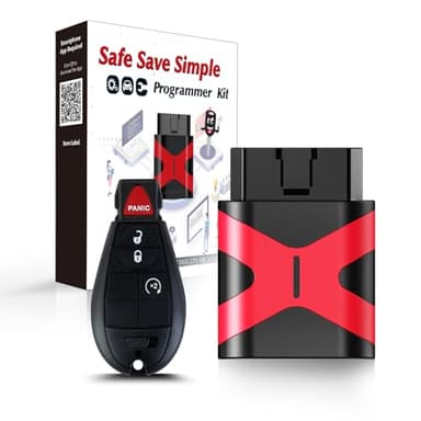 Télécommande programmable, clés de remplacement pour voiture et kit de programmation DIY pour télécommande Dodge RAM 1500 2500 3500 2013-2017 GQ4-53T