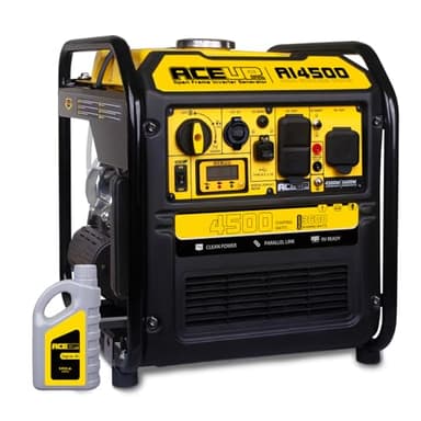 Aceup Energy Générateur inverseur à gaz 4500 W, générateur à cadre ouvert 223 CC compatible RV, conforme à l'EPA