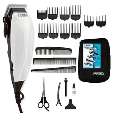 Wahl® Canada Performer™ Kit de coupe de cheveux, tondeuse économique de qualité complète avec accessoires, moteur puissant, silencieux, lames de précision auto-affûtantes, tondeuse à cheveux, kit de