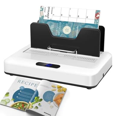 Relieuse thermique, capacité de 500 feuilles, pas de temps de préchauffage, panneau tactile numérique avec refroidissement à air, classeur électrique pour documents commerciaux au format A4/A5/lettre,