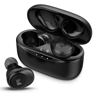 Monster Écouteurs sans fil, écouteurs stéréo Bluetooth 5,3 pouces, contrôle tactile, étui de charge, écouteurs Bluetooth de sport à charge rapide, chargement de type C, appels clairs HD