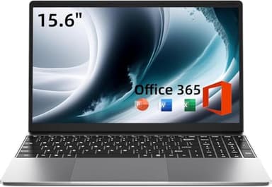 Ordinateur portable 15,6" avec Office 365, 4 Go de RAM, 128 Go de stockage extensible, 1 To, processeur 5205U, écran HD, ordinateur portable Windows 11, Wi-Fi 5, BT4.2, pavé numérique, type C, pour