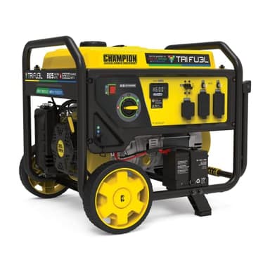 Champion Power Equipment Générateur portable à trois combustibles à démarrage électrique 8125 W avec bouclier CO