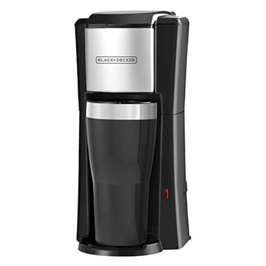 BLACK+DECKER CM618C Cafetière à portion unique, noir