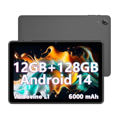 Tablette Android 14 de 10" avec 12 Go de RAM + 128 Go de ROM (extensible à 1 To), Octa Core 1280 x 800 IPS HD Display Android Tablet, 5G/2.4G WiFi, double appareil photo 5 MP + 8 MP, batterie 6000 mAh