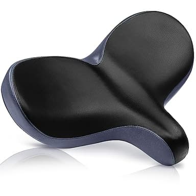 X WING Mega Plus Selle de vélo de rechange pour homme et femme | Coussin rembourré confortable, design ergonomique et siège spacieux | Convient pour les vélos électriques, de ville, stationnaires,