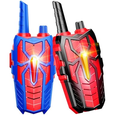 Exssary Lot de 2 émetteurs-récepteurs pour enfants, jouets pour garçons de 3, 4, 5, 6 ans, cadeaux d'extérieur pour garçons de 3 à 5 ans, cadeaux d'anniversaire pour garçons et filles
