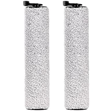 Lot de 2 rouleaux brosses de rechange compatibles avec aspirateur sans fil Tineco iFloor 3/Floor One S3/iFloor 2, kit d'accessoires de pièces de rechange, 2 rouleaux brosses