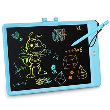 KOKODI Tablette d'écriture LCD pour enfants de 25,4 cm, jouets pour garçons de 3, 4, 5, 6 ans, cadeaux pour garçons et filles de 3 à 6 ans, tableau de gribouillage coloré effaçable, jouet de voyage