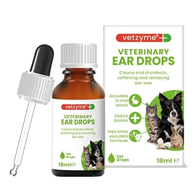 Vetzyme Gouttes auriculaires antibactériennes et nettoyant 18 ml
