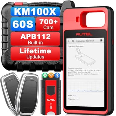 Autel MaxiIM KM100(X) Outil de programmation de porte-clés, 2026 Lite Ver. de IM508 IM608 Pro, renouvellement à vie, génération de clés 60s, apprentissage OBD IMMO sur 99 % des voitures, lecture de