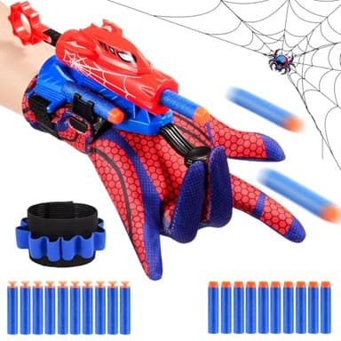 Spider Web Shooter Toys for 6-12 Year Old Boys，Ideal for Indoor and Outdoor Costume Role-Play Spider Toys,6 7 8 9 10 11 12 Year Old Boys Halloween Birthday Gifts