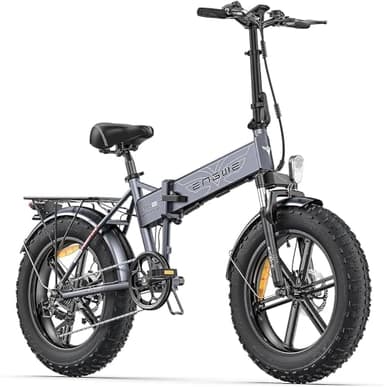 ENGWE EP-2 PRO Vélo électrique pliable 1000 W pour adultes, vélo tout-terrain de 50,8 cm 4.0 avec batterie de 48 V 13 Ah jusqu'à 75 km/h, 7 vitesses, vélo électrique tout terrain pour montagne, plage,