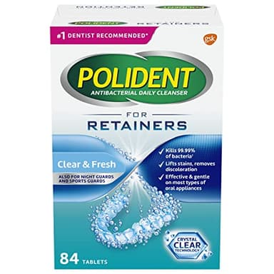 Polident Pastilles nettoyantes 84 ct (l'emballage peut varier)