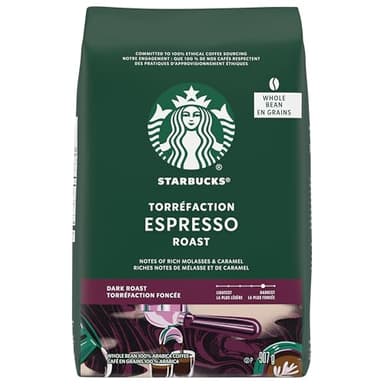 Starbucks Café expresso torréfié en grains entiers, 907 g