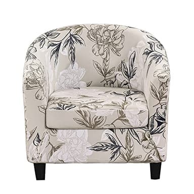 Meigeh Lot de 2 housses de fauteuil tonneau avec housse de coussin pour Tullsta